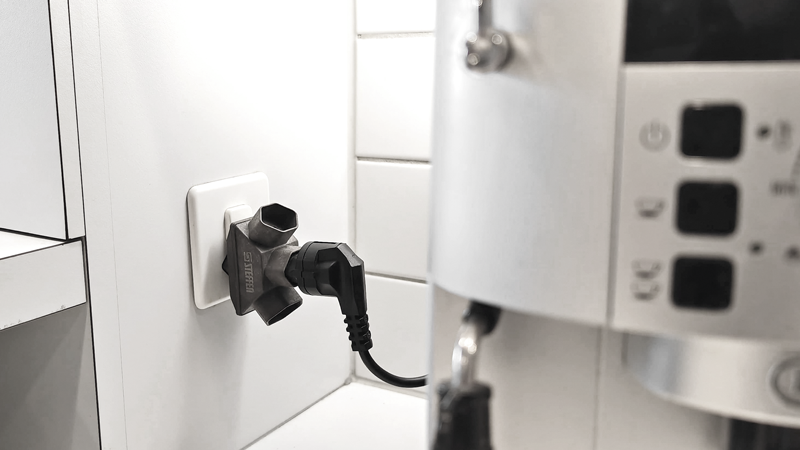 Mehrfachadapter COFFEE sternförmig 3xT13 br