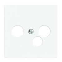 EDIZIOdue Plaque de recouvrement R/TV/DAT bl