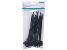 Fascette per etichettatura piatto nera 200mm x 2.5mm, Pack à 50 pz.