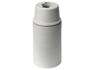 Douille E14 lisse blanc 2 pcs.