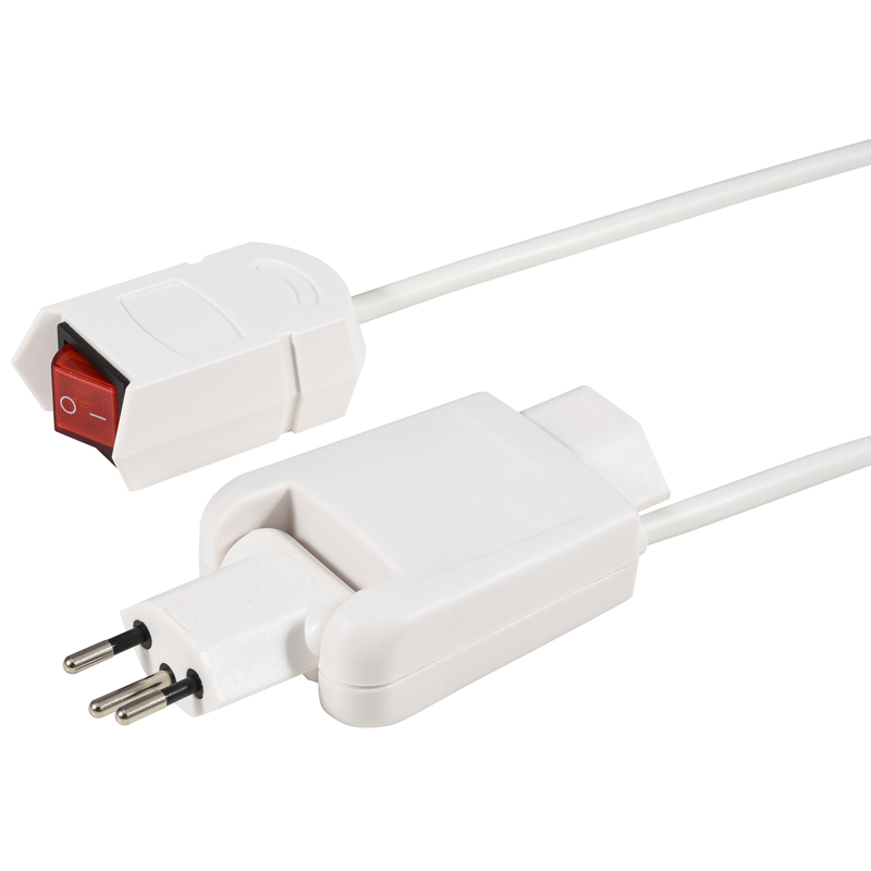 Cavo a risparmio energetico MOUSE Td 3x1mm2 2m T12-T13 con interr. a cordone bi