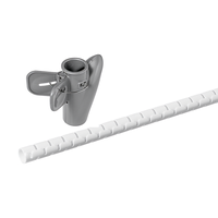 SET FAST COVER Tuyau d'ordre par càble Typ 16mm blanc
