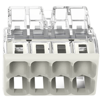 WAGO Steckklemme COMPACT 8x 0.5-2.5mm² tr/gr VPE 10 Stk.