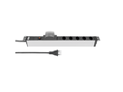 Steckdosenleiste ALU MODULAR SILVER 5xT13 3m mit Digital-Timer si/sw
