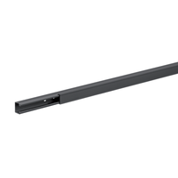 Canale per cavi 15x15mm barra da 2m nero