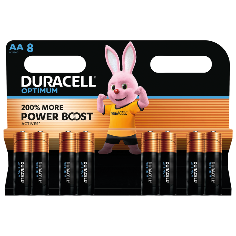 Duracell Optimum 1.5V MN1500 LR6 AA