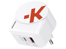 SKROSS Adapt. de charge 45W PD 1xUSB-A + 1xUSB-C max. 5.4A, bl