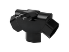 Mehrfachadapter PEACOCK 3xT13 kippbar 180° sw