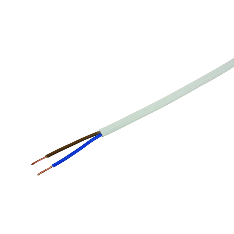 Td Kabel 2x1mm² weiss Ring 5m