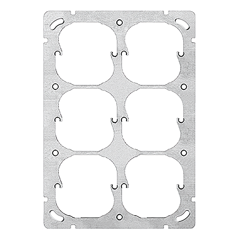 FELLER Plaque de montage SEXTUPLE (3x2) vertical ar