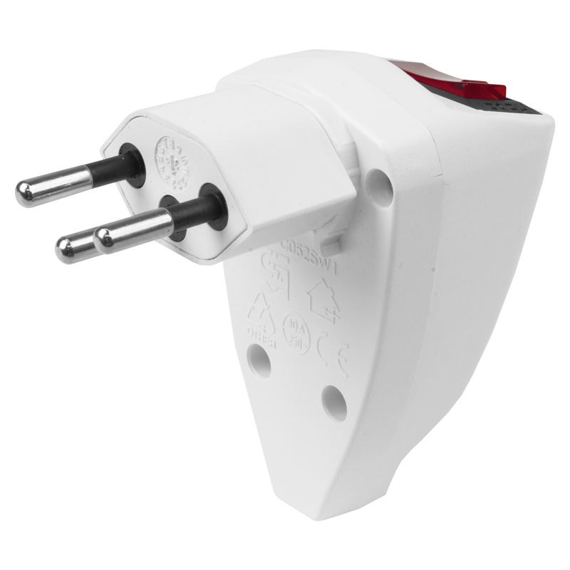 Spina RESET T12 con Breaker Switch blanc