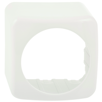 STANDARDdue Cadre de recouv. app. Ø 58mm avec cadre + étrier de fixation bl