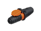 Stecker T15 IP55 anthrazitgrau/orange mit EAN