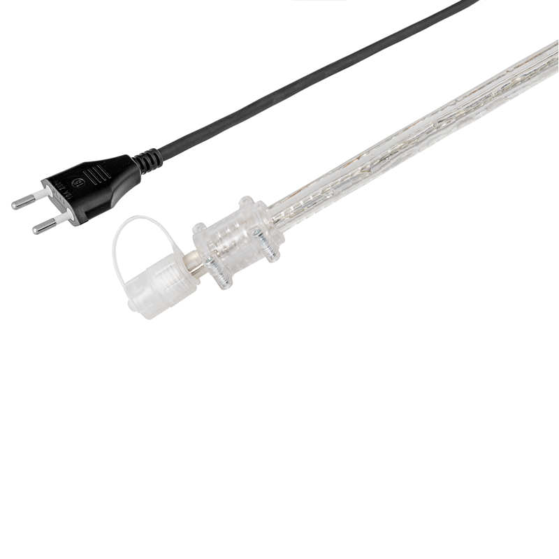 LightVision LED Lichtschlauch 6m cw inkl. Gd Anschlusskabel 1.8m sw