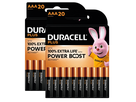 Duracell Plus Power 20+20 Pack MN2400 LR03 AAA