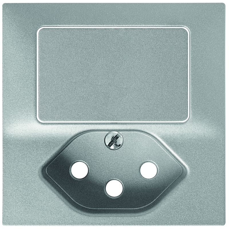 EDIZIOdue Abdeckplatte Kleinkombination Druckschalter/1xT13 mit Seitenlinse hg
