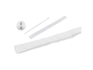 FAST COVER Kabelschlauch mit Klettverschluss weiss 1.8m