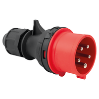 CEE Stecker 16/5 IP44 400V 6h vernickelt
