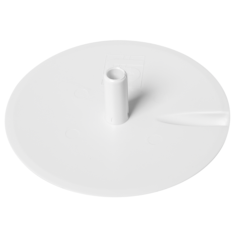 Deckenrosette weiss mit Nute  Ø 98mm H: 5mm