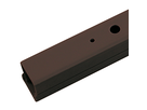 Canal de câble 20x20mm barre 2m brun