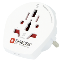 SKROSS Reiseadapter World - Europa 3-polig max. 16A ws