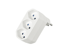 Mehrfachadapter MANTA 3xT13 drehbar 320° ws