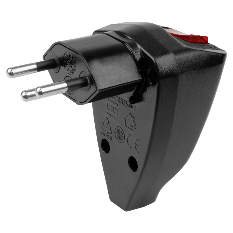 Spina RESET T12 con Breaker Switch nero