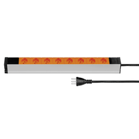 Steckdosenleiste ALU MODULAR PDU SILVER 1HE 8xT23 3m si/or