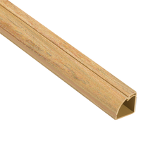Canalina passacavi quadrante D-Line 22x22mm 2m ottica rovere
