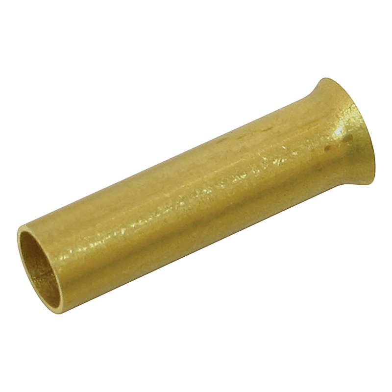 Puntale 0.75mm2/6mm ottone PU 80 pz.