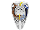 Spina RESET T12 con Breaker Switch blanc