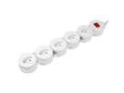 Multiprise SNAKE 5xT13 1.5m avec interrupteur bl
