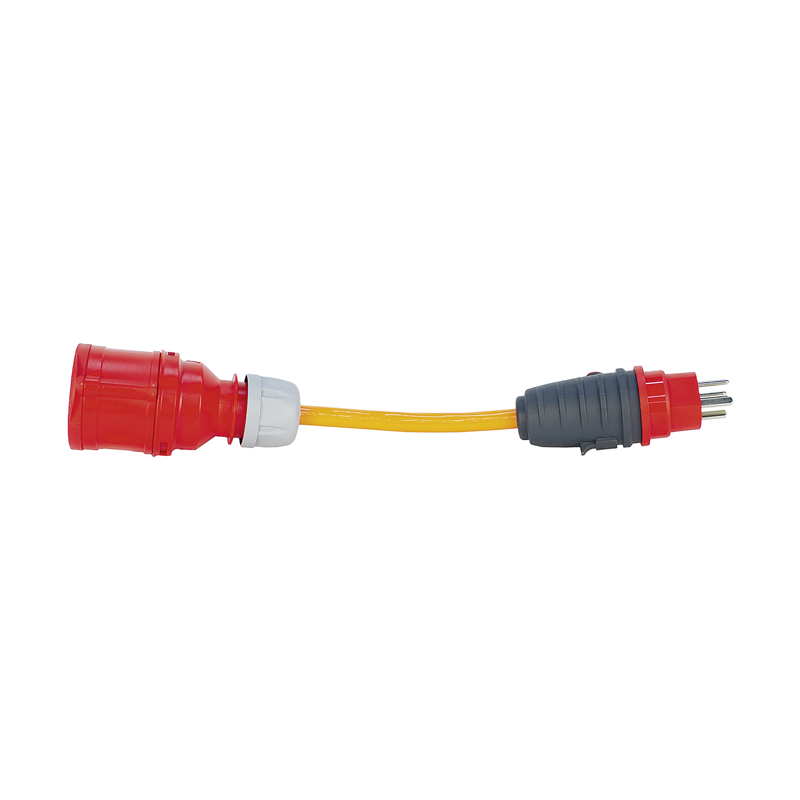 Prolunga elettrica PROFESSIONAL EPR-PUR 5x2.5mm2 0.3m T25-CEE16/5 IP55/IP44 ar