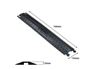 D-Line Goulotte de sol 133x22mm 765mm noire