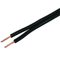 Câble Tlf 2x0.75mm² noir  bague 10m