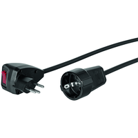 Rallonge Td 3x1.5mm2 2m T12-Schuko (250V/10A) a. prot. contre surintensités nr