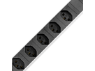Steckdosenleiste ALU MODULAR PDU SILVER 1HE 8xT23 3m si/sw