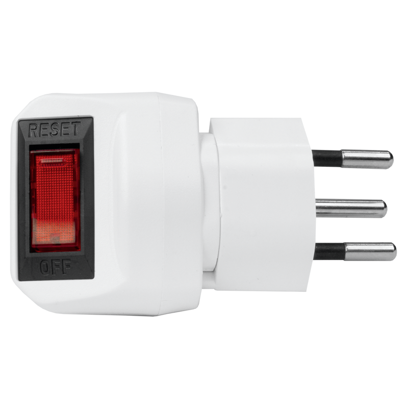 Spina RESET T12 con Breaker Switch blanc