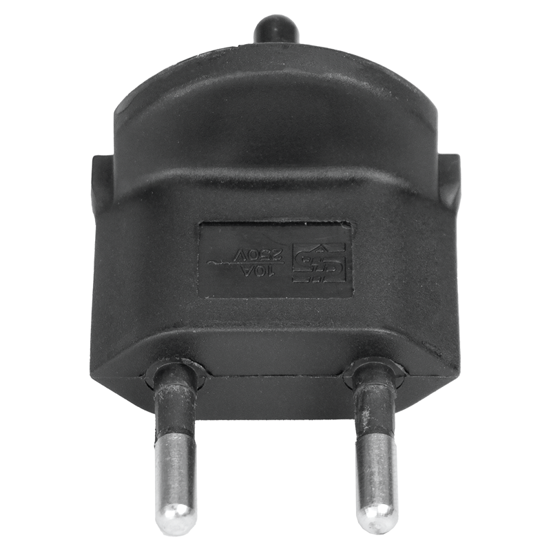 FIX Adapter Deutschland CEE7/17 - Schweiz T11 2-polig IP44 sw VPE 100 Stk.