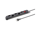 Presa multipla STRONG 5xT13 3m con interruttore e magneti sw