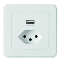MICA FOR YOU Combinazione piccola da inc. USB-A/1xT13 bi