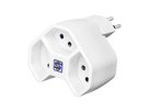 Adaptateur multiple MANTA 3xT13 rotatif 320° bl