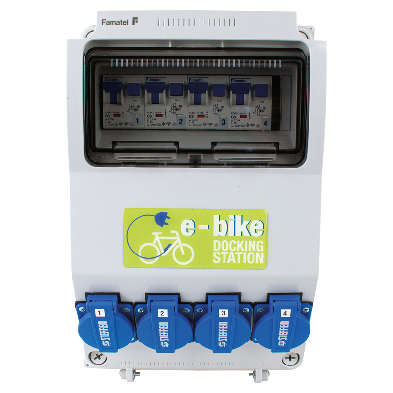 Stazione di ricarica E-Bike 4xT13