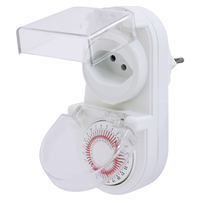 Minuterie mécanique 24h / intervalle de commutation 30min IP21 bl