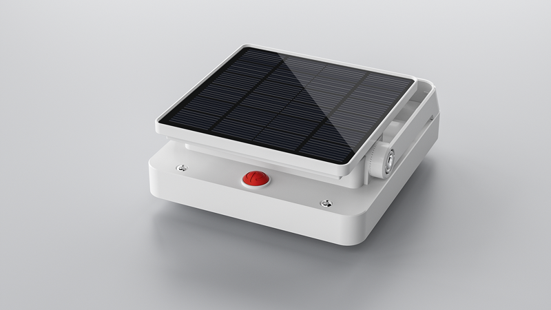 WORKLIGHT projecteur à LED solaire 5W blanc avec PIR 120° 6-8m