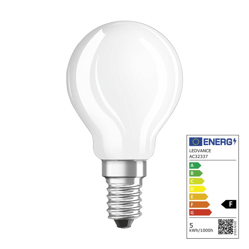 Osram LED Superstar Retrofit Classic P E14 240V 5W 470lm WW