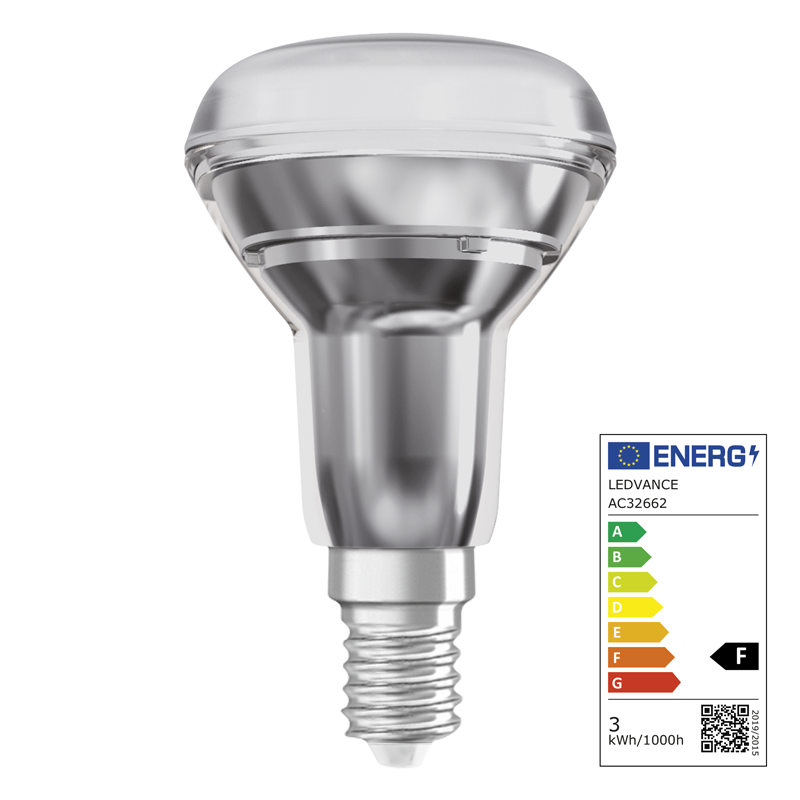 Osram LED Star R50 E14 240V 2.6W 210lm WW VPE 2STK