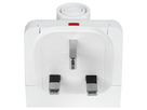 Reiseadapter-Set Schweiz - World 3-polig max. 6.3A mit Sicherung ws
