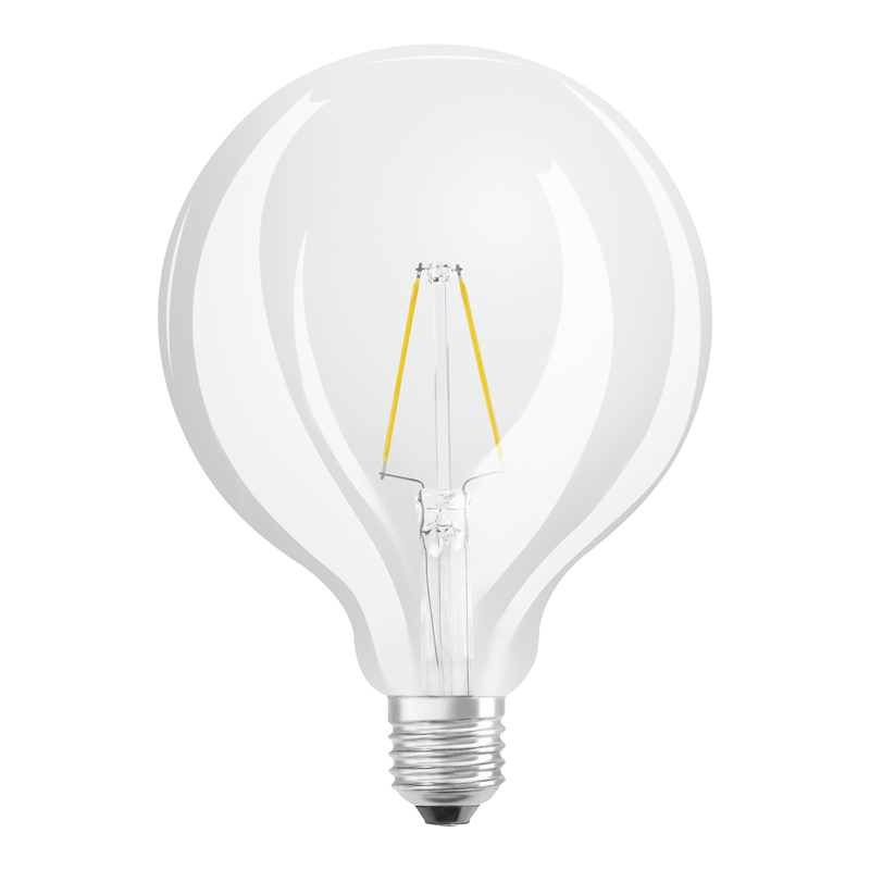 Osram LED Star Retrofit Classic Globe E27 240V 2.5W 250lm klar WW
