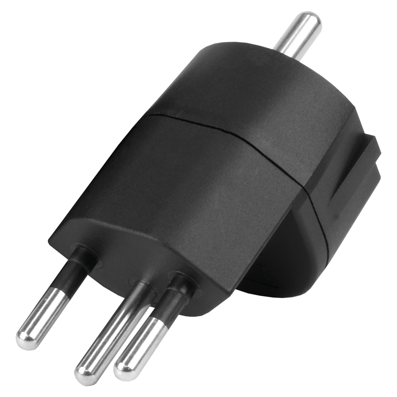 Adattatore FISSO Germania CEE7/7 - Svizzera T12 3 poli decentralizzato nr